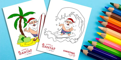 Grab Our Christmas in July Gift to YOU - FREE Coloring Sheets!